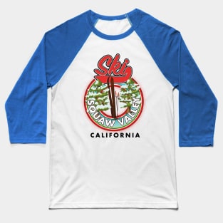 Squaw Valley California Baseball T-Shirt